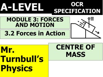 Centre of Mass (OCR A-Level Physics)