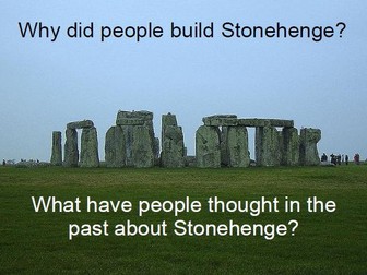 Detailed unit of work on Stonehenge