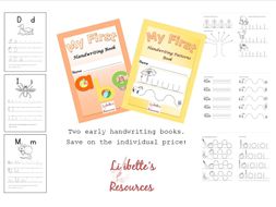 Early Handwriting Booklets Bundle
