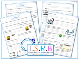 Heat Transfer (Conduction, Convection, Radiation) Worksheets (Inc. Answers)