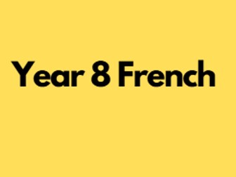 *BUNDLE* Low Stakes Quizzes FULL SET Y8 French