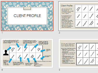 GCSE AQA DT Section A - Client Profile