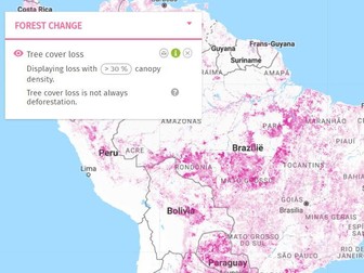Discover deforestation using Global Forest Watch, GIS