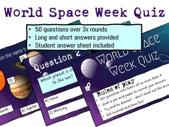 World Space Week Quiz