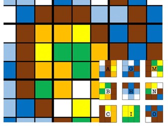 Colouring Linear Solving Task