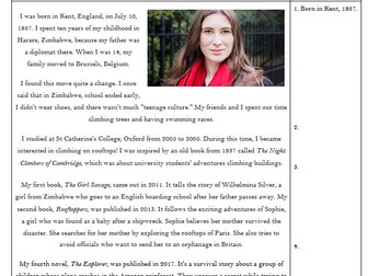 The Explorer Reading Booklet