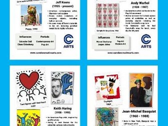 POPPED! Artists Bundle (Bundle of artist fact sheets)