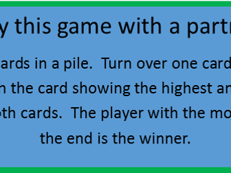 Compare decimals up to two decimal places game