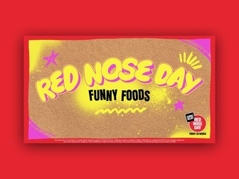 Red Nose Day Funny Foods resources