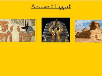 Ancient Egyptian Notebook units of work KS2