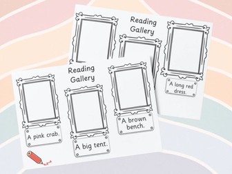 Read & Draw, Reading Gallery CVCC/CCVC