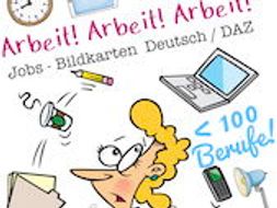 Deutsch German Berufe Jobs Berufsbezeichnungen Bildkarten Arbeit Und Beruf Daz Daf Teaching Resources