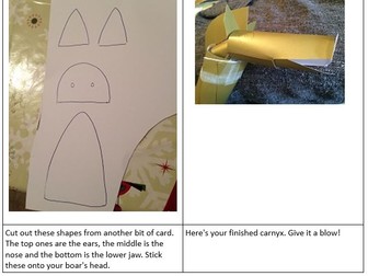 Make your own prehistoric art