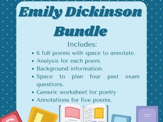 Emily Dickinson Bundle - Unit of Learning