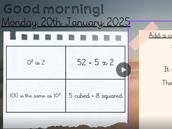 Spring 1 Week 3 Year Five Morning Problems