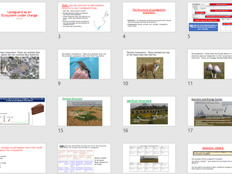 DISTANCED LEARNING GCSE Ecosystems - Local Case Study Landguard (Lesson + Resources)