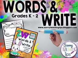 Words and Write -Writing Activities for Grade 1,2 and 3