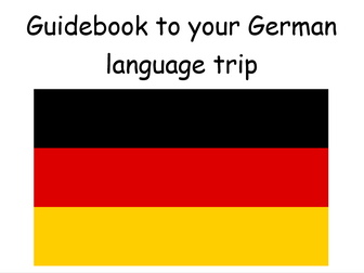 Booklet for trip to Germany or German speaking country