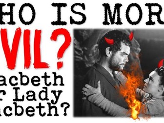 Who is More Evil, Macbeth or Lady Macbeth?