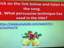 Christmas ENGLISH quiz