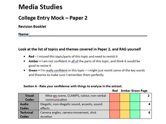 AQA Paper 2 Section A revision booklet