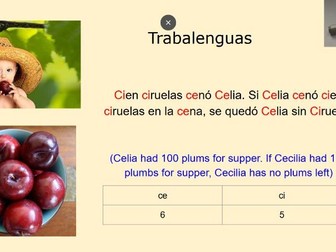 Phonics in Spanish Ja, je, ji , jo, ju, ge, gi, ce, ci, rr and r