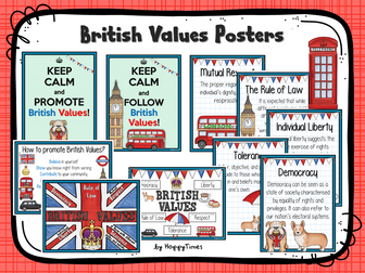 British Values Display Posters