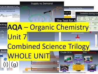 Organic Chemistry - AQA