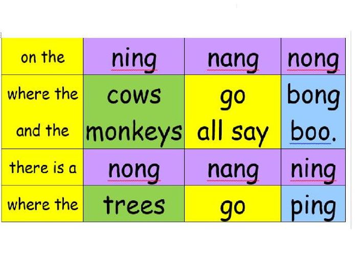 spike milligan ning nang nong spike milligan ning nang nong