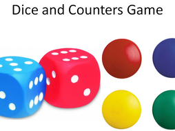 Dice and Counters Probability Game | Teaching Resources