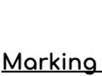 NQTs: Cheat sheet...Marking tracker