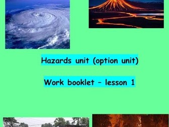 AQA Hazards unit: lesson 1