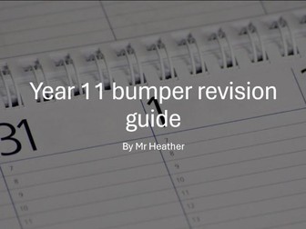 Creative Imedia bumper revision guide