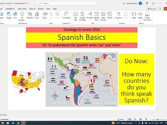 Basic Spanish Lesson Pack (Enrichment or beginner)