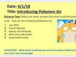 Pokemon Go - Eduqas GCSE Media Studies