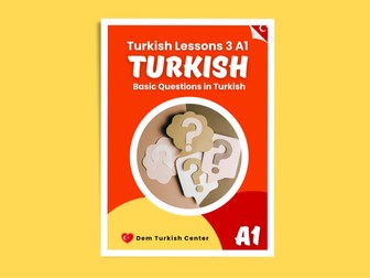 Turkish Lessons A1 / 3: Basic Questions in Turkish