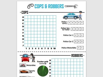 Cops and Robbers (like battleships)