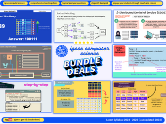 ⭐️ [Slides + Topical PYQ] IGCSE Computer Science FULL CURRICULUM (2023-2025)