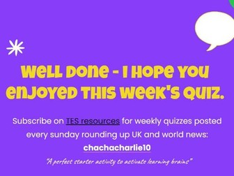 News round up quiz 09.10.2023