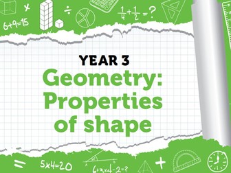 Year 3 – Properties of shapes – Summer week 8 - Block 3 -Recognising and describing 2D and 3D shapes