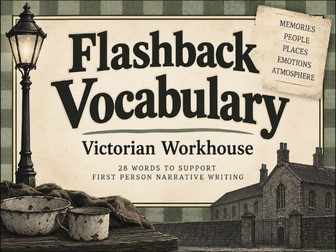 Flashback Vocabulary Display | KS2 Writing