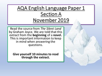 AQA English Language Paper 1 November 2019