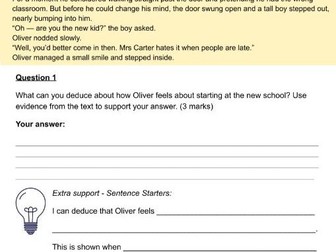 KS2 SATs Reading – Mastering the 3-Mark Inference Question (Year 6 Practice) PACK 2