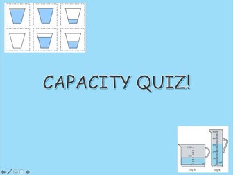 Capacity quiz