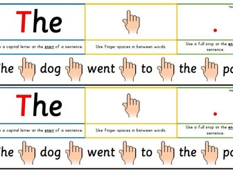 Sentence Punctuation Prompt Strips