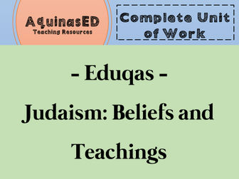 Judaism Beliefs and Teachings Complete Unit