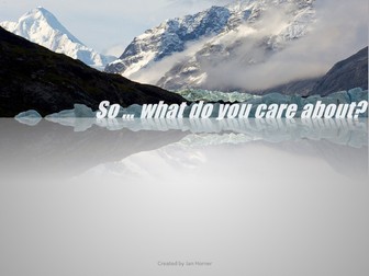 What do you care about?