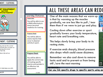 EDEXCEL GCSE PE - PAPER ONE - FULL RESOURCES (POWERPOINTS & WORKSHEETS)