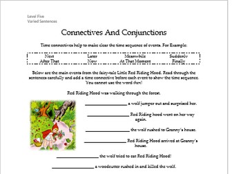 Connectives And Conjunctions