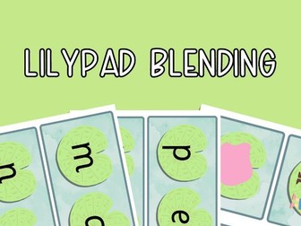 Lilypad Hop Blending Game for Phonics